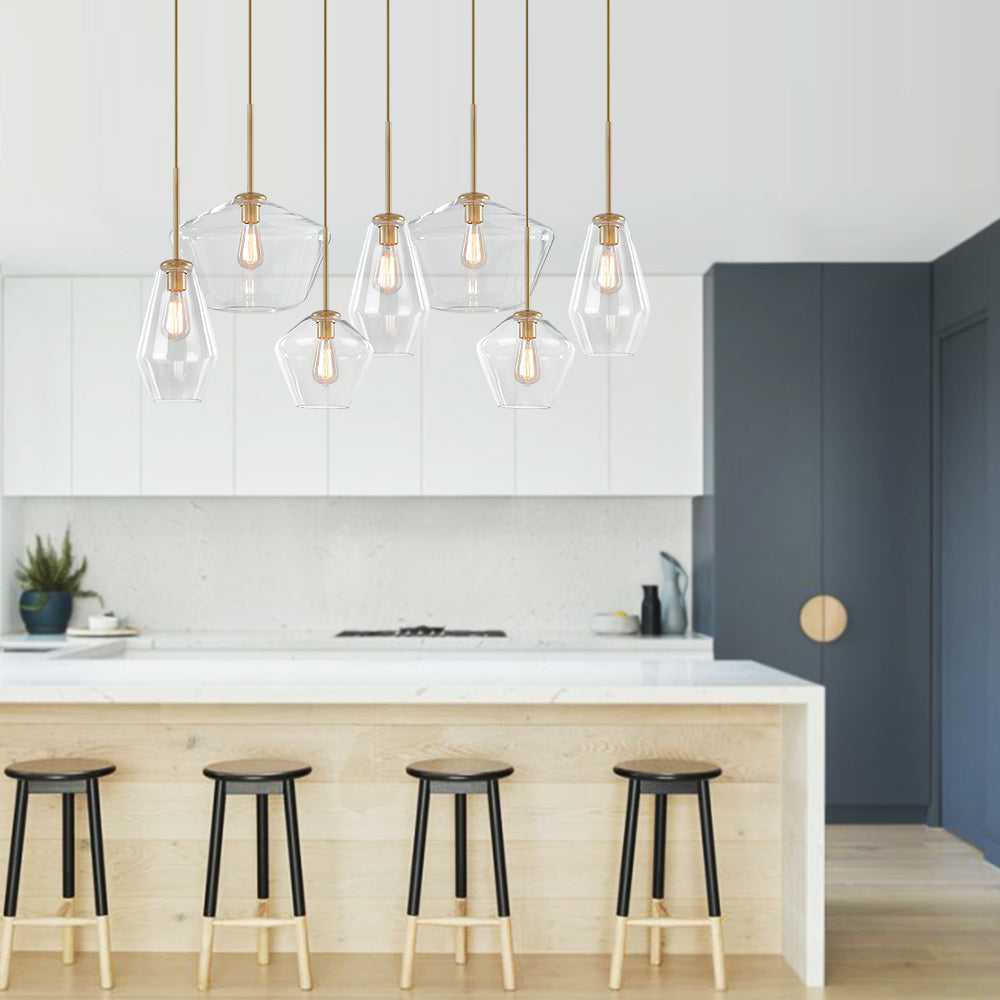 7-light Cluster Kitchen Island Pendant Lighting