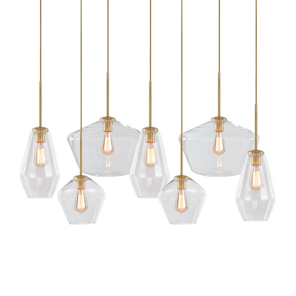 7-light Cluster Kitchen Island Pendant Lighting