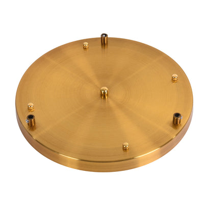 Elegant Mid-Century Modern Glass Pendant Light Fixture with Gold Finish Accent