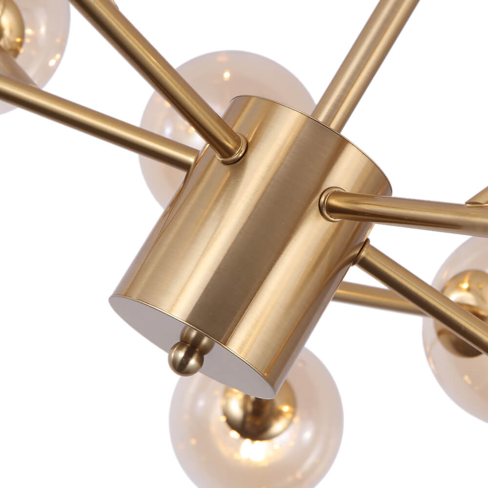 Modern Sputnik Branching Bubble Chandelier