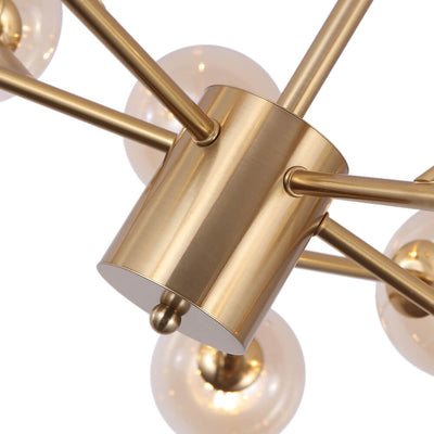 Modern Sputnik Branching Bubble Chandelier