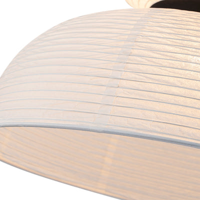 White Cotton Paper Lantern Pendant Light Shade Modern Minimalist Ethereal Design