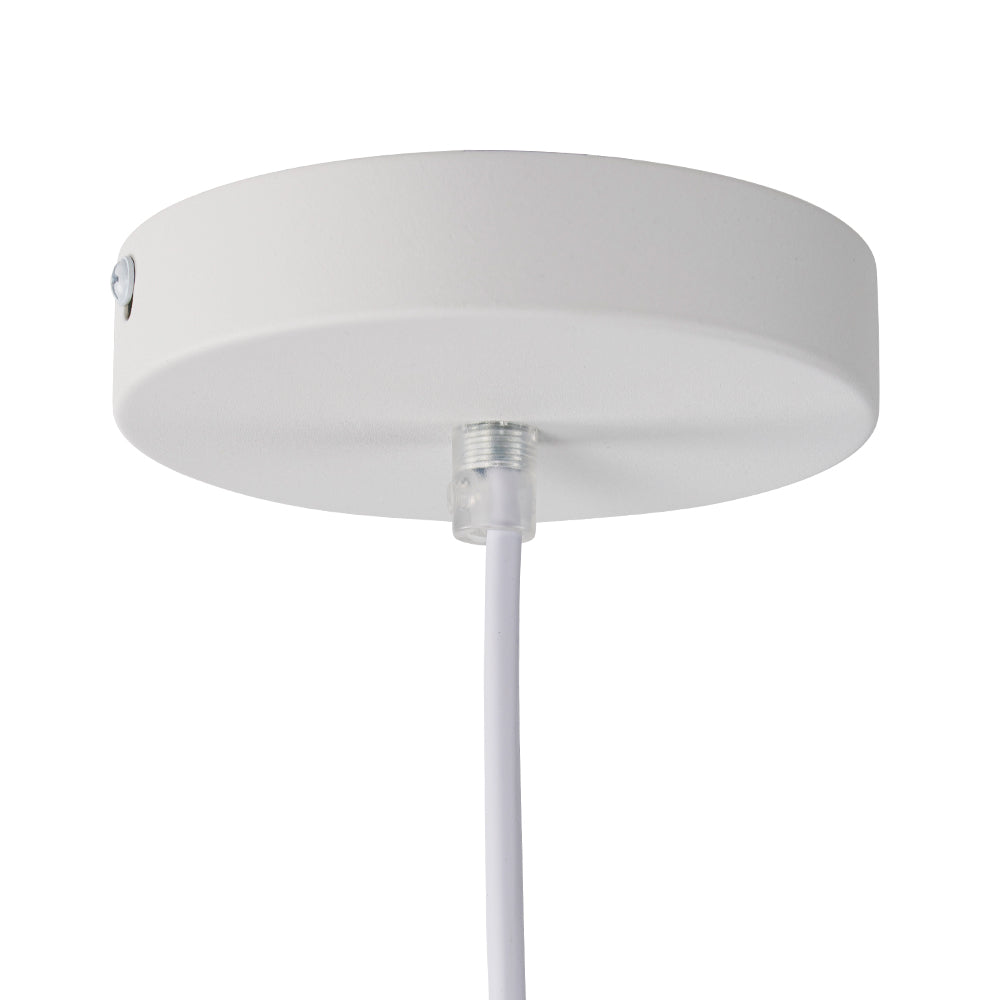 White Cotton Paper Lantern Pendant Light Shade Modern Minimalist Ethereal Design