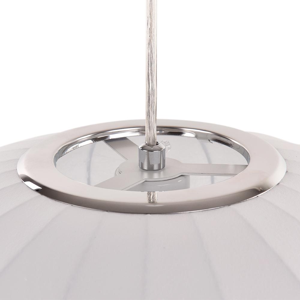 Elegant Modern White Silk Pendant Light Fixture for Contemporary Homes
