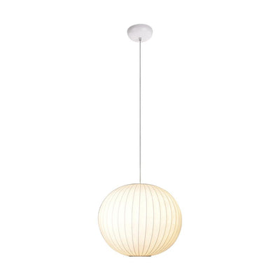 Elegant Modern White Silk Pendant Light Fixture for Contemporary Homes