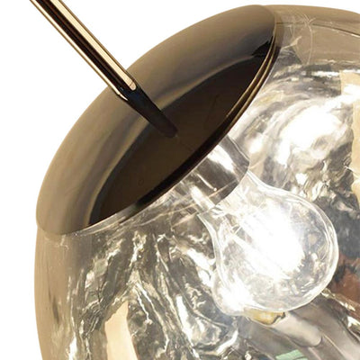 Modern Melt Polycarbonate Single Pendant Light, Adjustable Cable, Unique Globe Design