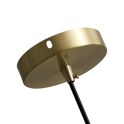 Mid-Century Modern Dome Brass Pendant Light for Kitchen Island Dining Area