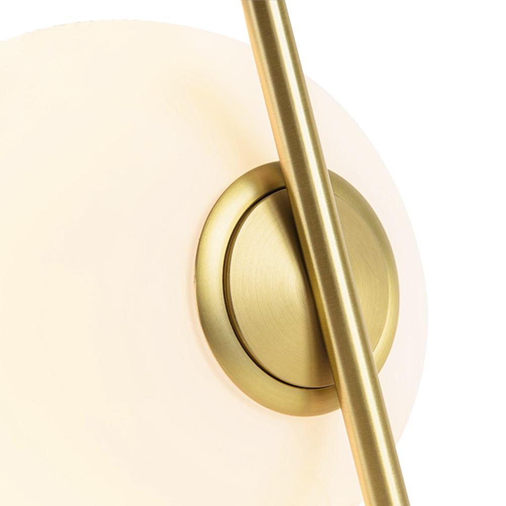 Modern Glass Globe Pendant Light: Adjustable, Dimmable, Gold & Nickel Finishes