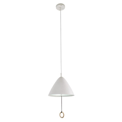 Modern Cone Shade Hanging Pendant Light Fixture with Pull Chain Switch