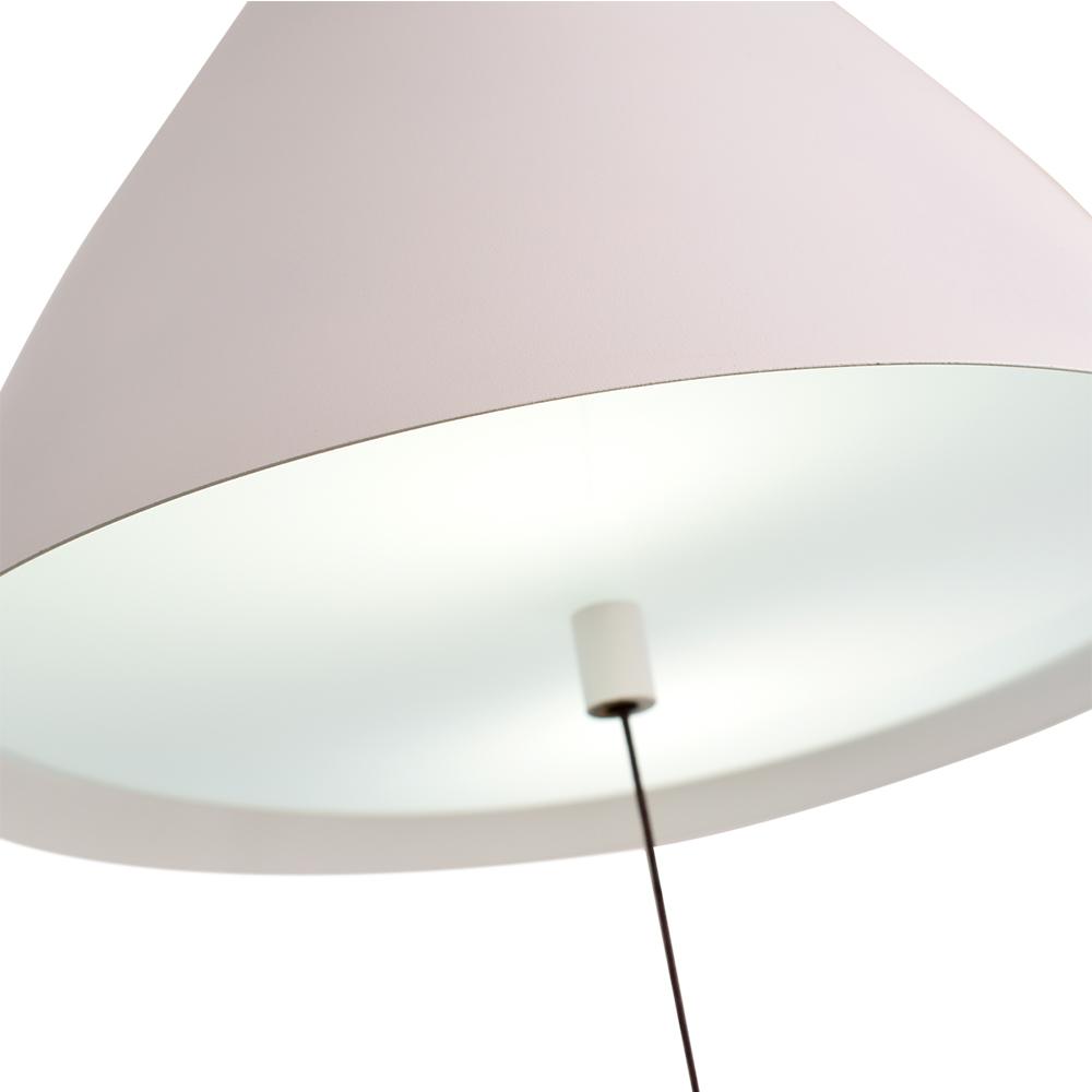 Modern Cone Shade Metal Hanging Pendant Light with Adjustable Pull String Switch