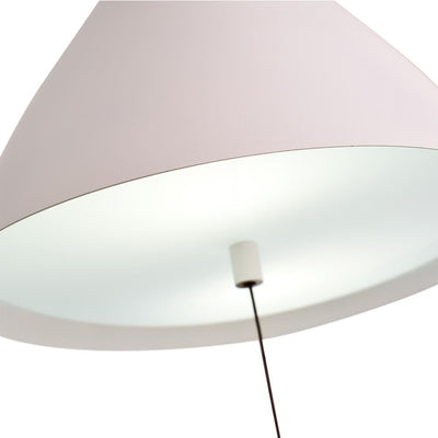 Modern Cone Shade Metal Hanging Pendant Light with Adjustable Pull String Switch