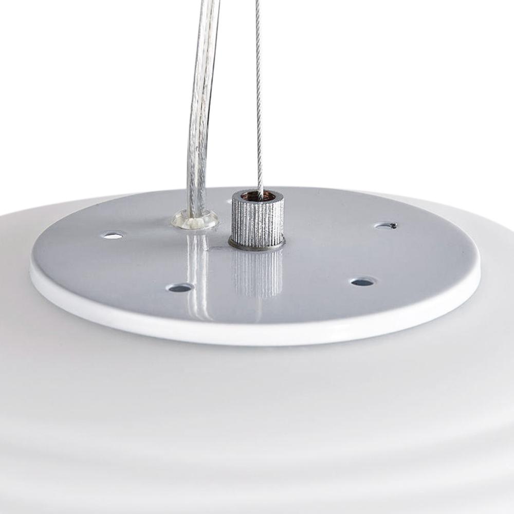 Sleek White Ribbed Glass Lantern Pendant Light, Adjustable Height, UL Listed