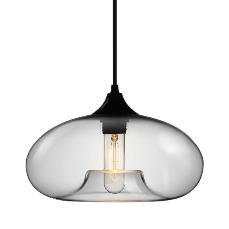 Modern 3-Light Cluster Geometric Glass Pendant Lighting for Kitchen Dining Area