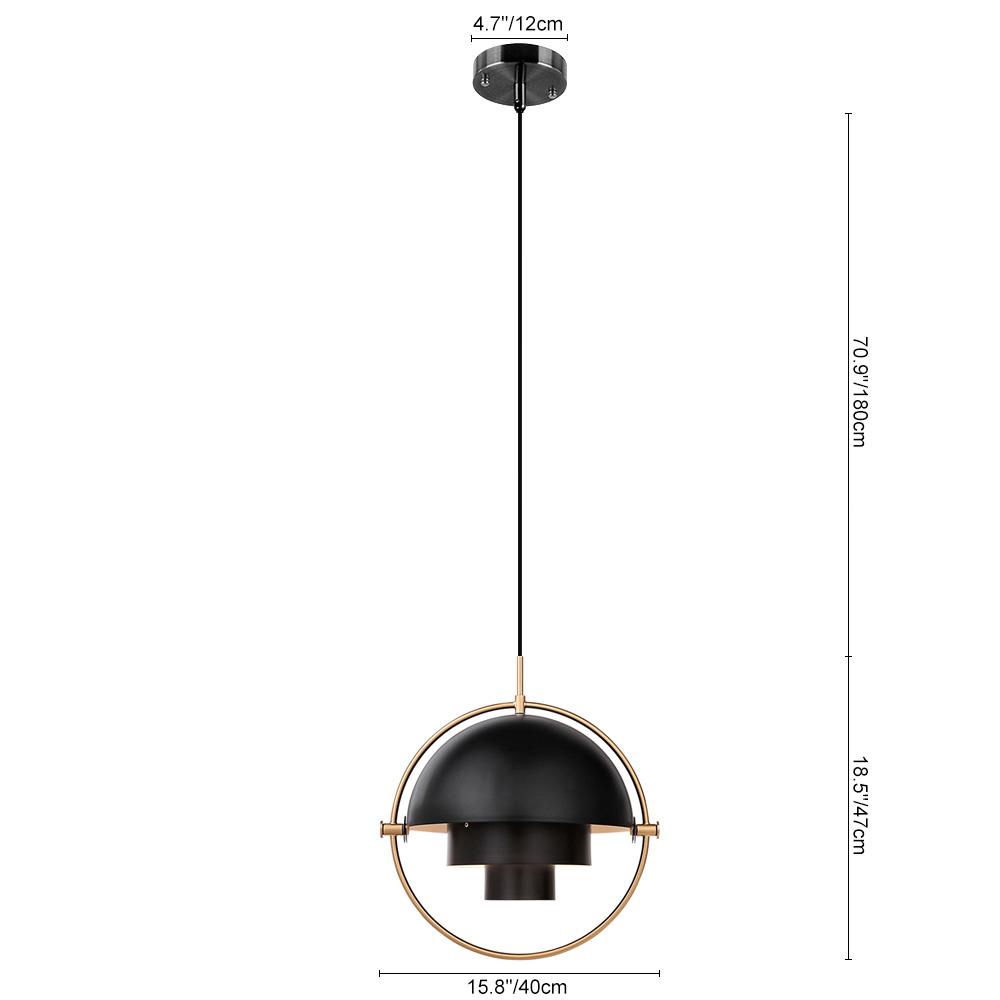 Adjustable Multi-Lite Modern Pendant Lighting Fixture with Shape-Changing Design