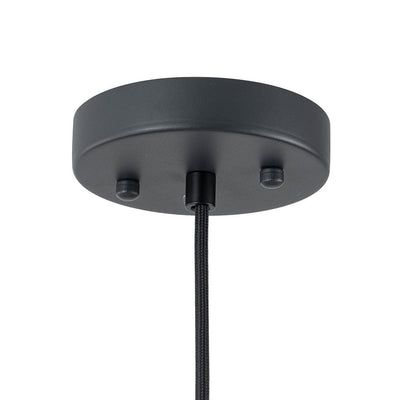 Elegant Modern Linen Shade Single Pendant Light, Dimmable, Height Adjustable Design