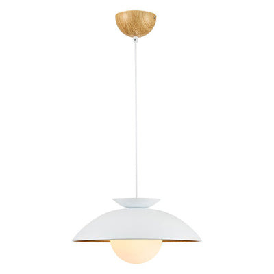 Elegant Nordic Gold Leaf Dome Pendant Light, Adjustable, Sloped Ceiling Compatible