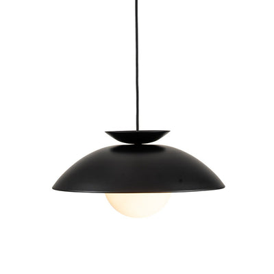 Elegant Nordic Gold Leaf Dome Pendant Light, Adjustable, Sloped Ceiling Compatible