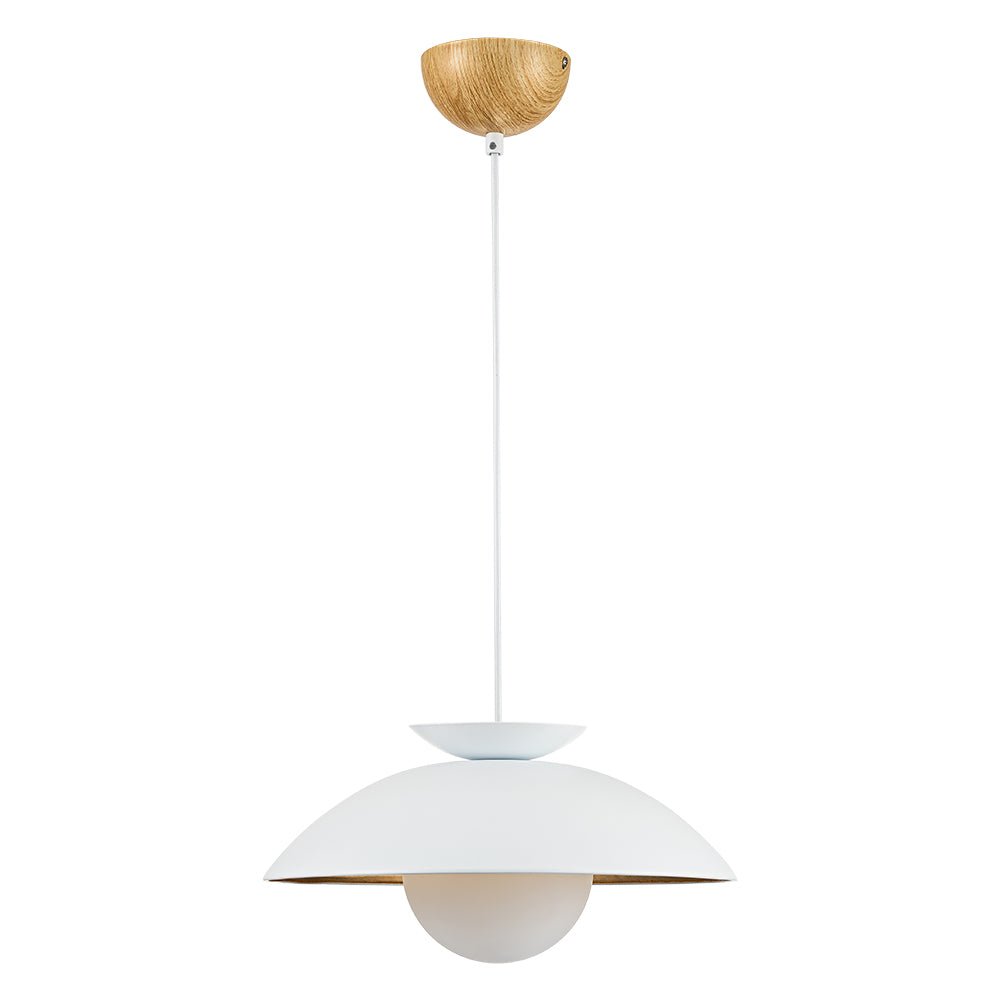 Elegant Nordic Gold Leaf Dome Pendant Light, Adjustable, Sloped Ceiling Compatible