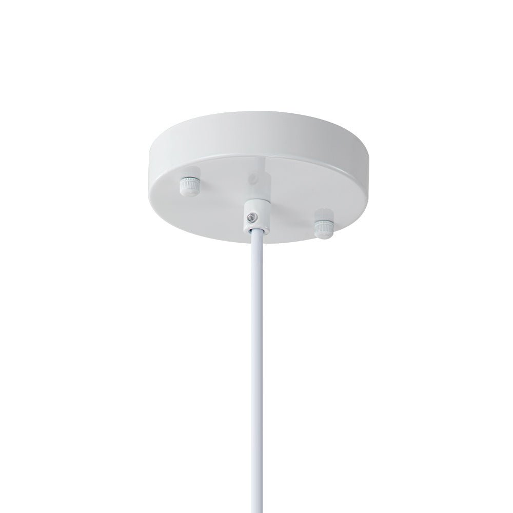 Bohemian Hemp Rope Drum Pendant Light, 4-Light Ceiling Fixture