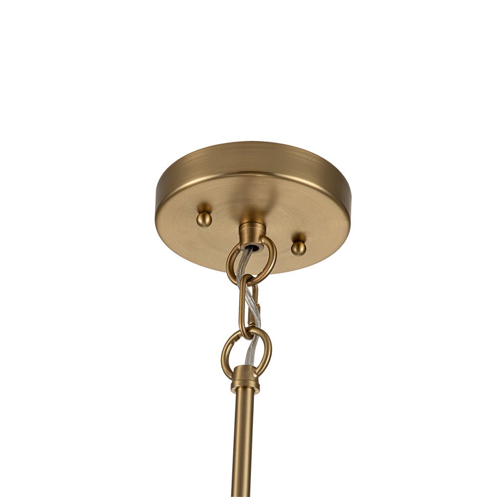Coastal Brass Hourglass Drum Pendant Light with Natural Rope Accents