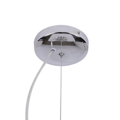 Unique Hydrangea Polished Chrome Ribbons Pendant Chandelier for Modern Interiors