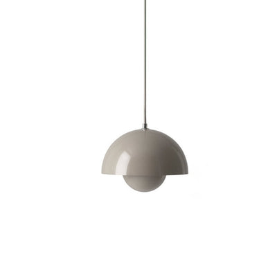 Sleek Contemporary Single Light Pendant, Adjustable Height, Metal Finish, E26 Base