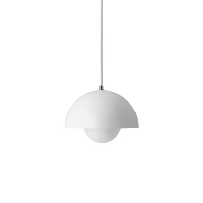 Sleek Contemporary Single Light Pendant, Adjustable Height, Metal Finish, E26 Base