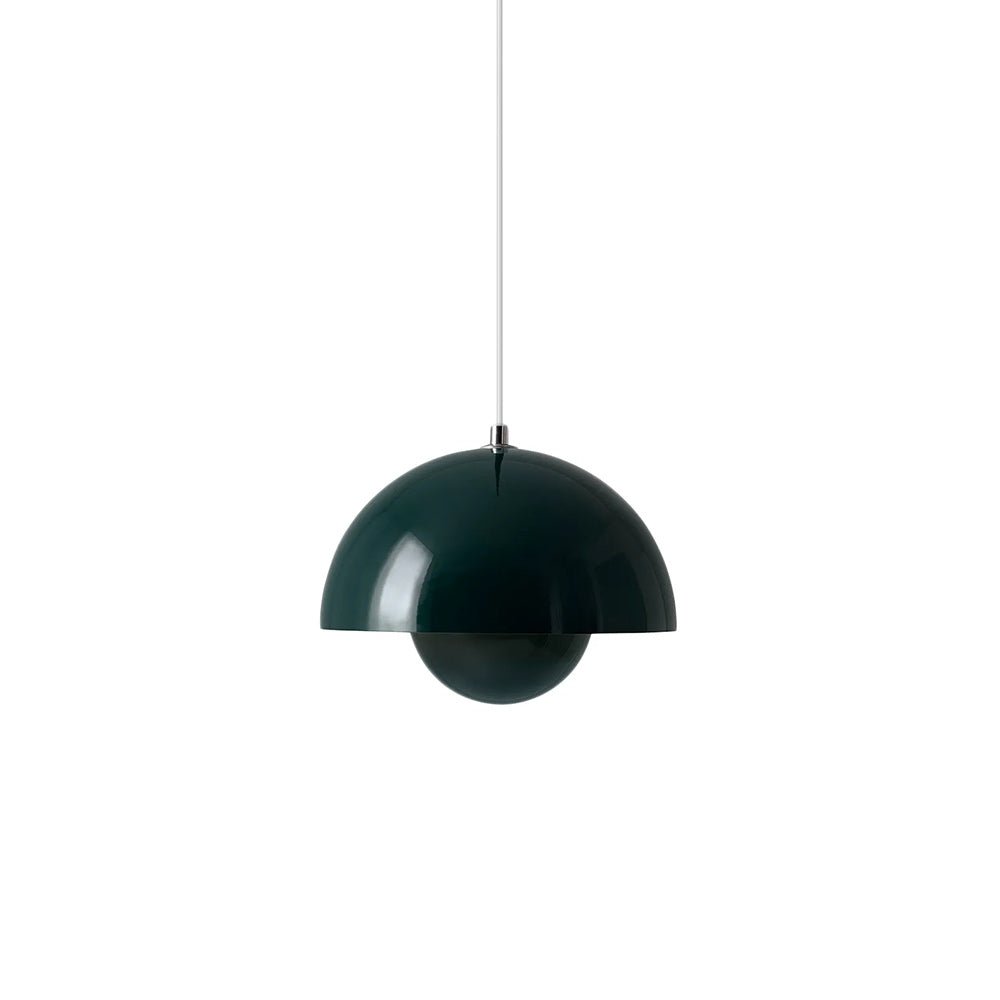 Sleek Contemporary Single Light Pendant, Adjustable Height, Metal Finish, E26 Base