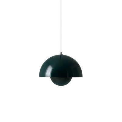 Sleek Contemporary Single Light Pendant, Adjustable Height, Metal Finish, E26 Base