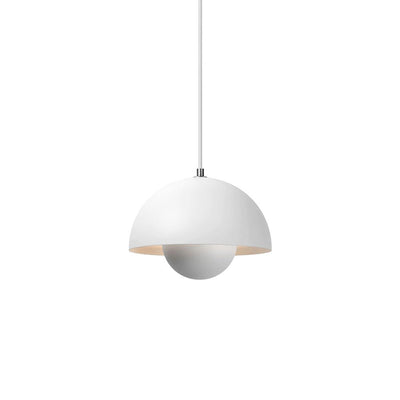 Sleek Contemporary Single Light Pendant, Adjustable Height, Metal Finish, E26 Base