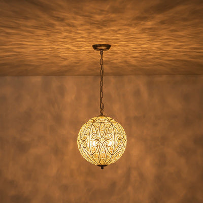 Elegant Rustic Silver Crystal Globe Chandelier Pendant Light, Dimmable, 4/6 Bulbs