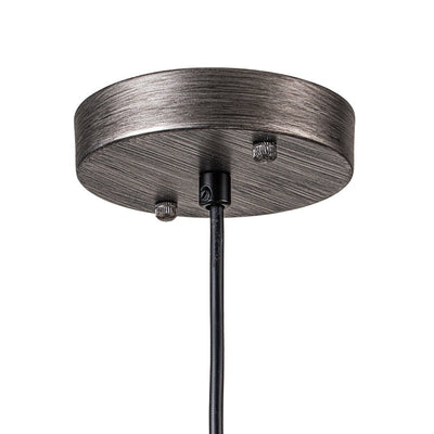 Industrial Hammered Metal Dome Pendant Light, Adjustable Height, Aged Brass, Silver Black