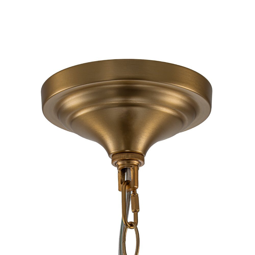 Mid-Century Sculptural Hand-Blown Glass Pendant Light, Dimmable, 1-Light Fixture