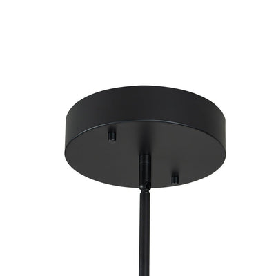 Dimmable LED Metal Mesh Circle Pendant Light - Adjustable Height, Black Gold