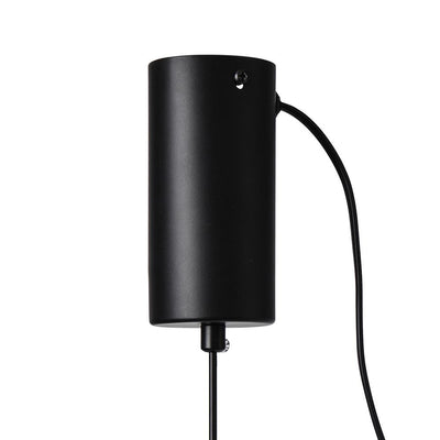 Modern Minimalist Slender Strip LED Pendant Light, Adjustable, Matte Black Finish