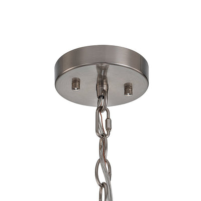 Modern 1-Light Water Glass Cylinder Pendant Dimmable Fixture Gold Nickel Finish