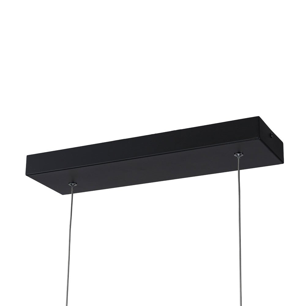 Modern Dimmable LED Arc Pendant Light Fixture, Minimalist Kitchen Island Lighting