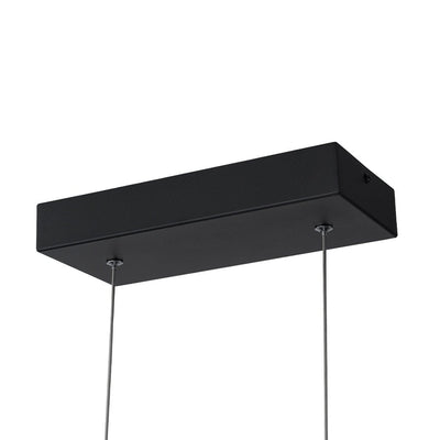 Modern 4-Light Square Frame Dimmable LED Pendant for Kitchen Island