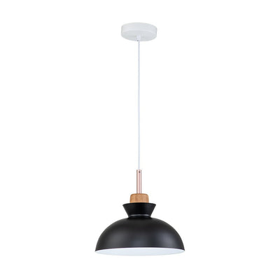Modern Dome Metal Hanging Pendant Light with Adjustable Cord for Kitchen Dining