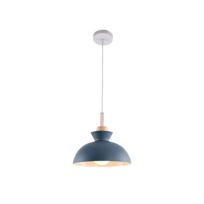 Modern Dome Metal Hanging Pendant Light with Adjustable Cord for Kitchen Dining