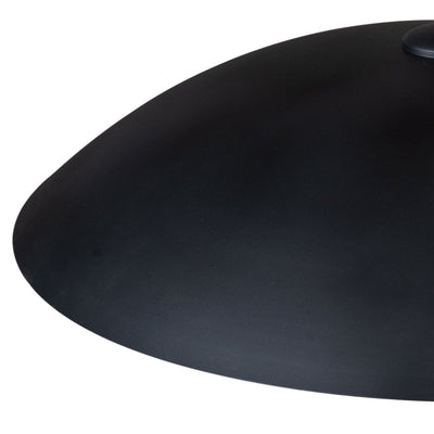 Modern Industrial Oversized Flat Dome Pendant Light Fixture for Kitchen Island