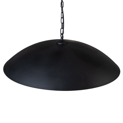 Modern Industrial Oversized Flat Dome Pendant Light Fixture for Kitchen Island