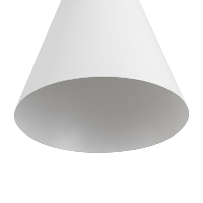 Modern Minimalist 1-Light Tapered Metal Pendant with Elegant Brass Finish