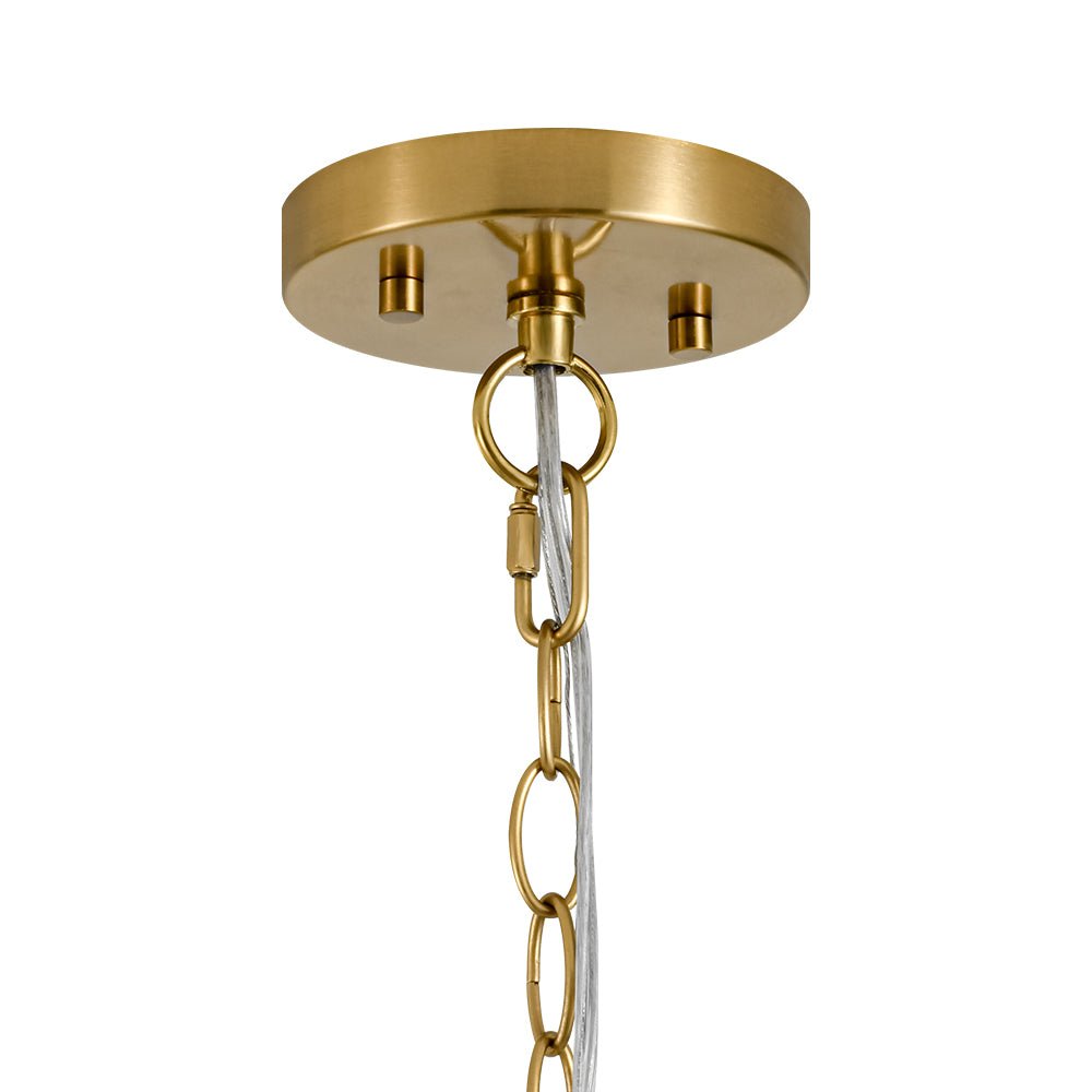 Modern Minimalist 1-Light Tapered Metal Pendant with Elegant Brass Finish