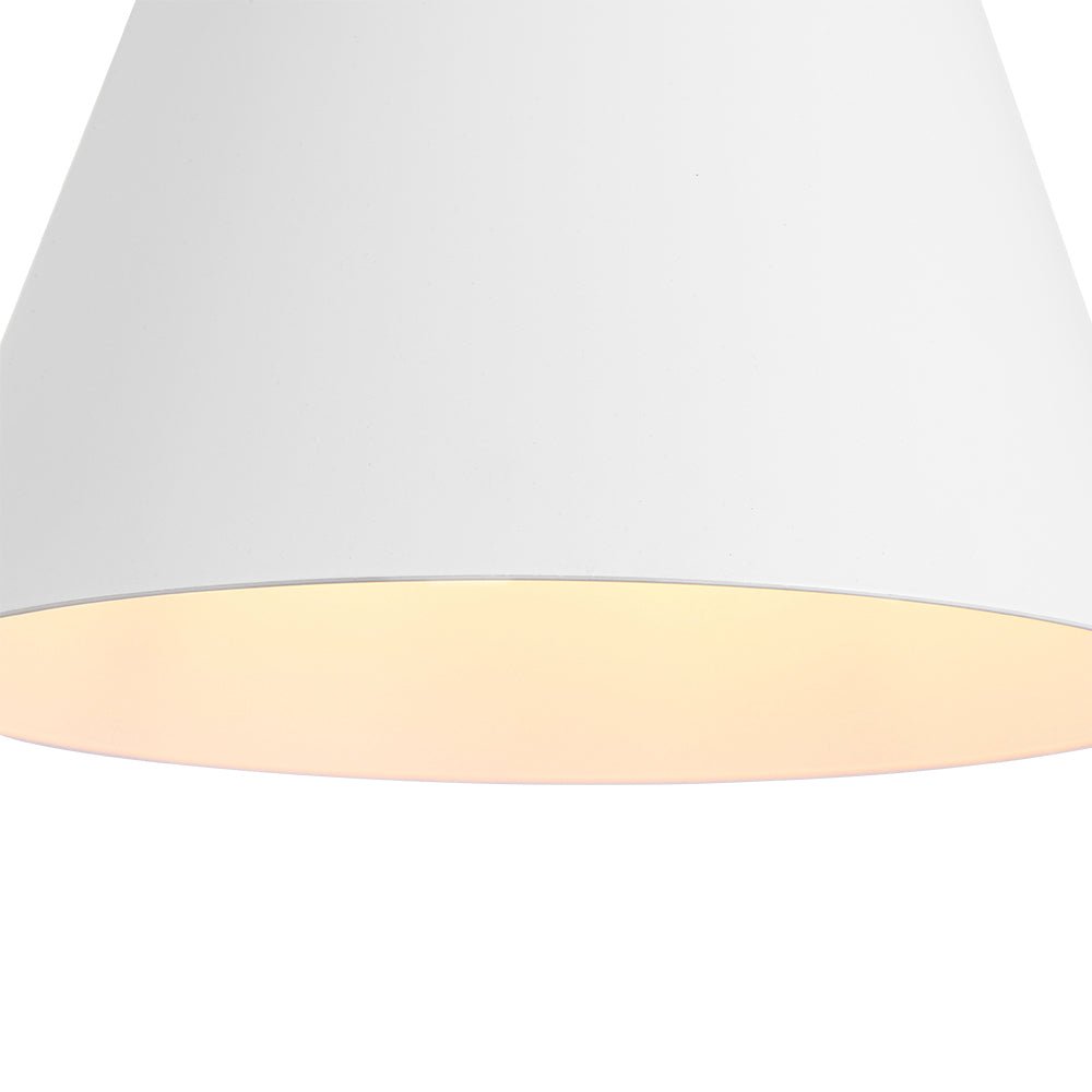 Modern Minimalist 1-Light Tapered Metal Pendant with Elegant Brass Finish