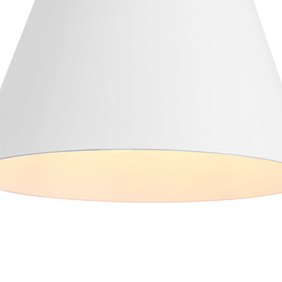 Modern Minimalist 1-Light Tapered Metal Pendant with Elegant Brass Finish