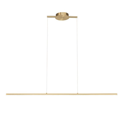 Modern Minimalist Dimmable Linear LED Pendant Light Fixture for Dining Table