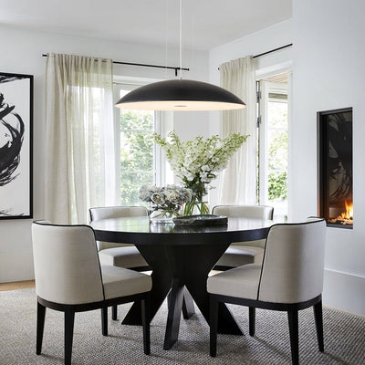 Modern Minimalist LED Dome Pendant Light - Dimmable Frisbee Saucer Design