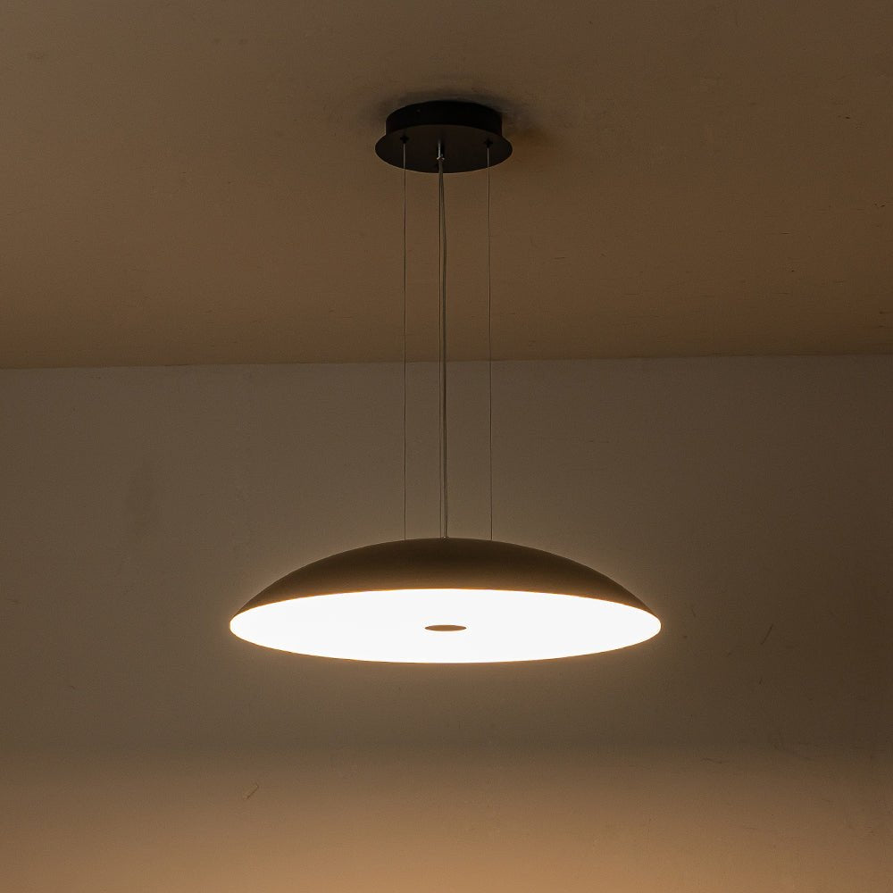 Modern Minimalist LED Dome Pendant Light - Dimmable Frisbee Saucer Design