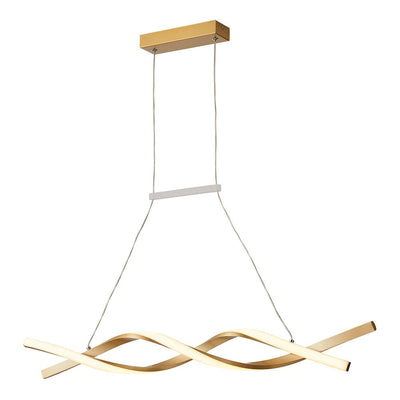 Modern Dimmable LED Helix Pendant Light Fixture for Contemporary Spaces